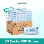 40 pcs Baby Hand Mouth Wipes / Wet Tissue | Alcohol-free, paraben-free, fragrance-free wipe / Tisu Basah Bayi