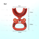 Children U-Shape Toothbrush | U shape Manual Tooth brush Kids Teeth Cleaning Tool Silicone Teeth Cleaning - Boo & Bub