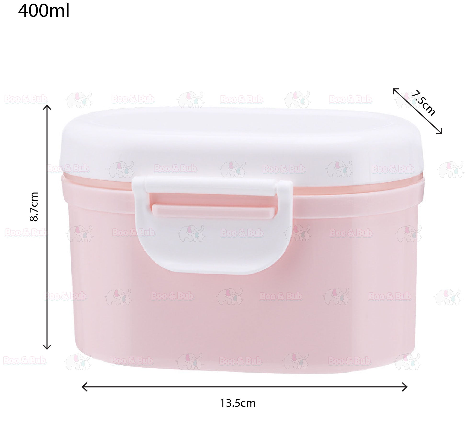 Boo&Bub Milk Powder Container | Infant Feeding Box Newborn Food Storage Box Powder Dispenser Kid Toddler Snack Portable - Boo & Bub