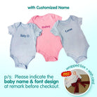Personalized name embroidery newborn baby gift box set ( SULAM NAMA) - Boo & Bub