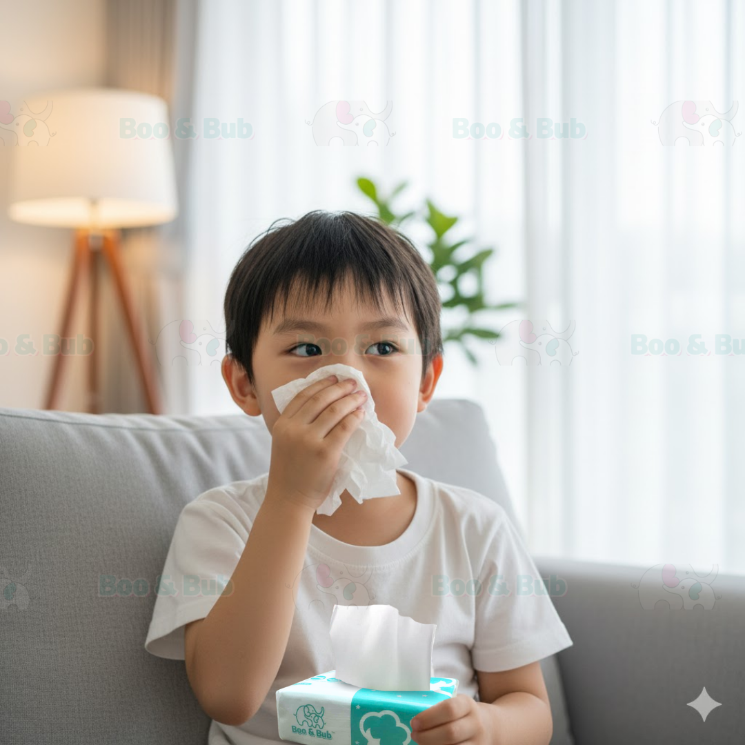 [100 Packs/ Carton] Boo&Bub Bamboo Tissue Soft Facial Tissue - Boo & Bub