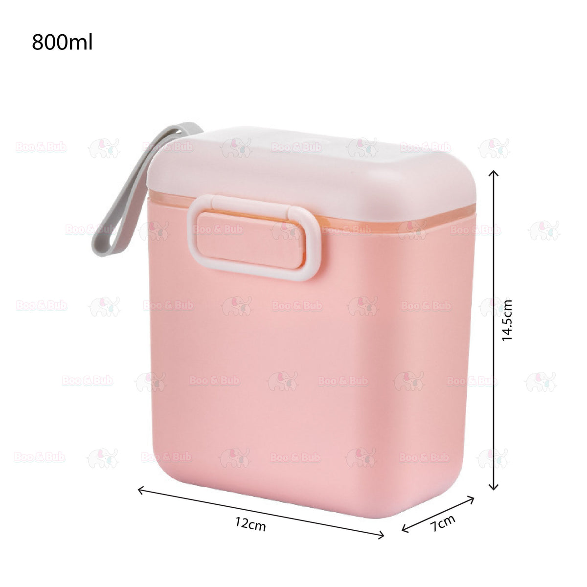 Boo&Bub Milk Powder Container | Infant Feeding Box Newborn Food Storage Box Powder Dispenser Kid Toddler Snack Portable - Boo & Bub