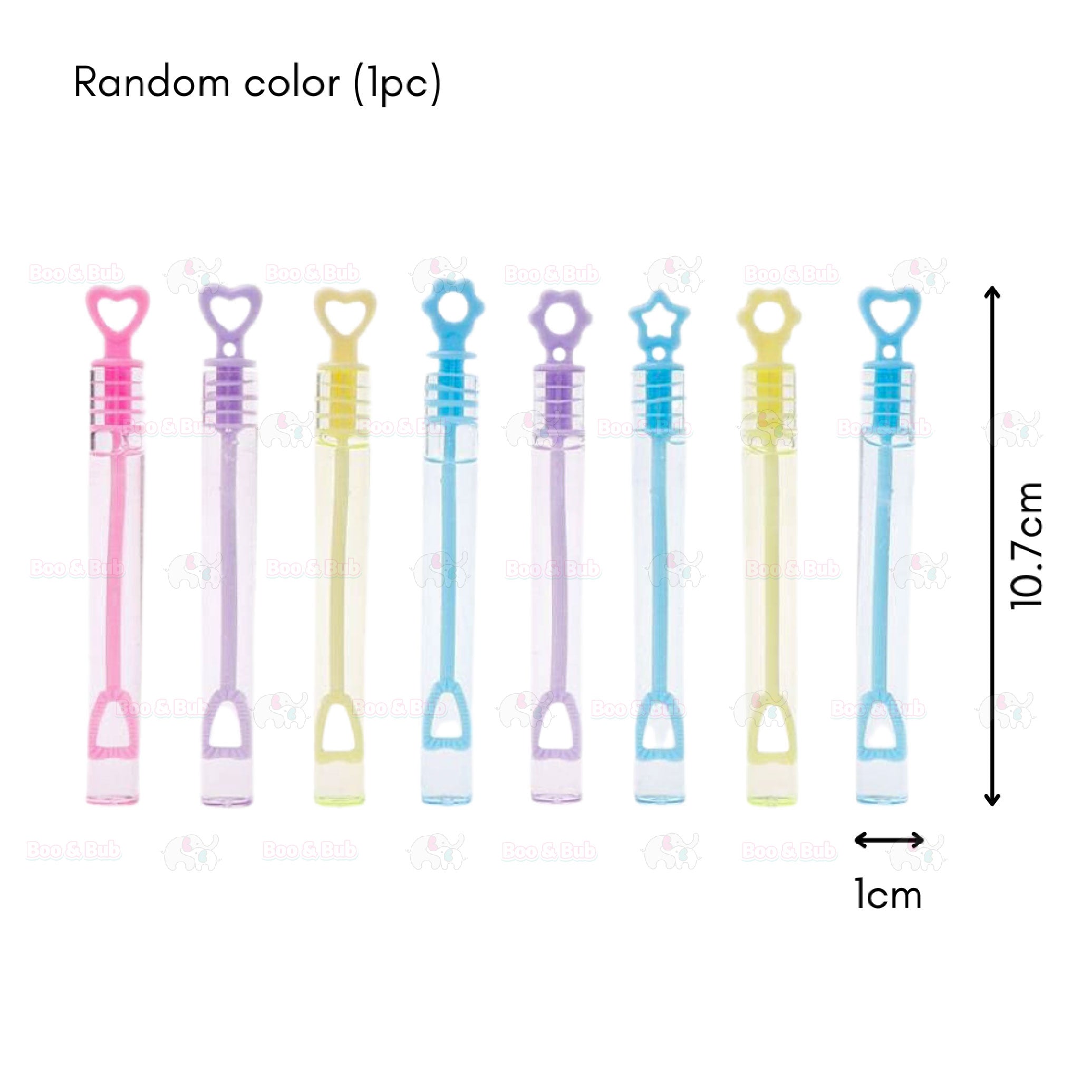 Boo&Bub 10cm Bubble Wand Soap Bottle | Kids Bubble Blower Bubble Blaster Party Favors Summer Toy For Outdoor Indoor - Boo & Bub