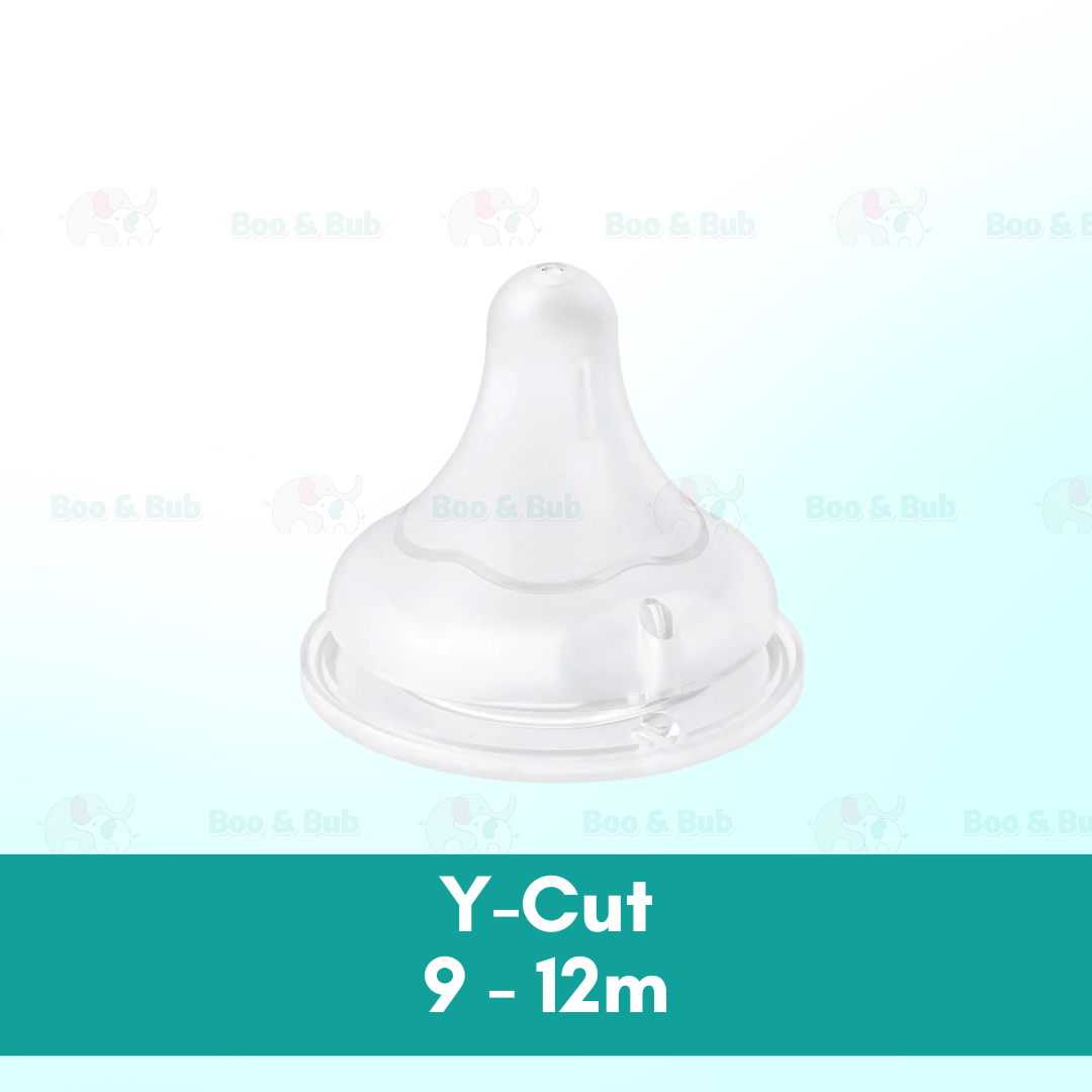 Wide Neck Baby Puting Teat (Anti Colic) | Replacement Nipple Bottle Silicone Botol Susu BPA Free Lembut - Boo & Bub