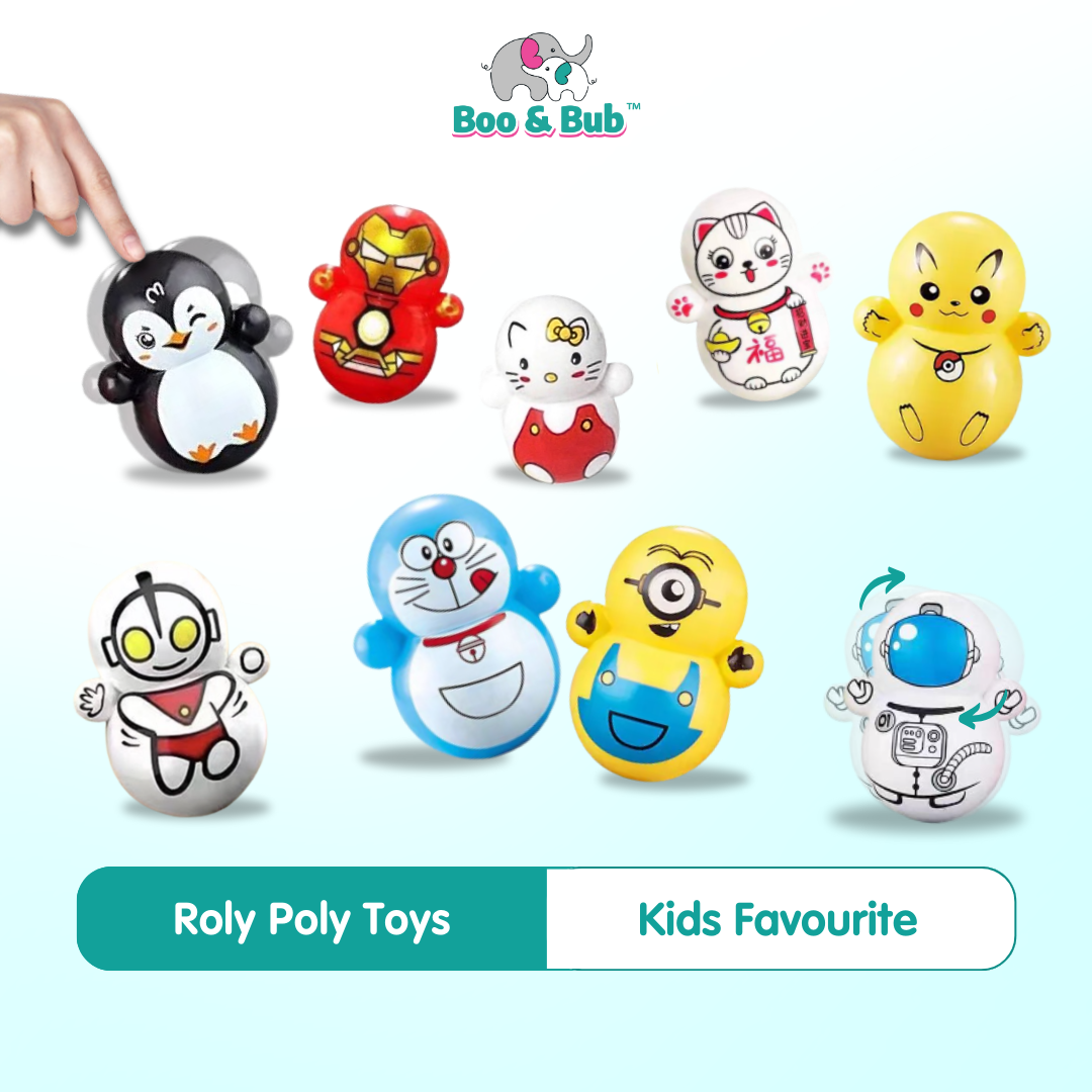 Tumbler Toy | Tiktok Funny Mini Space Astronaut Snowman Lucky Cat Squid Stress Relief FidgetKids Baby - Boo & Bub