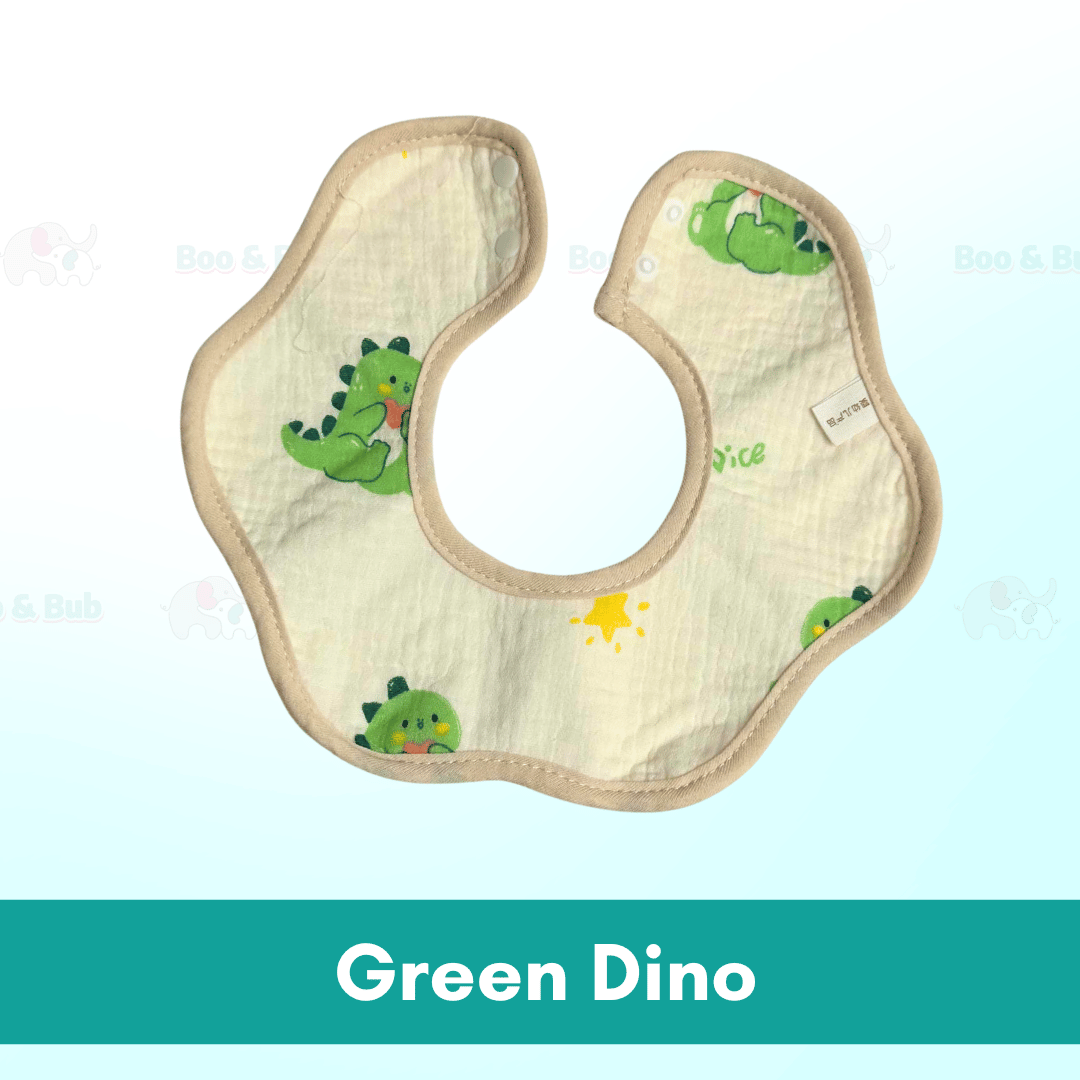 Flower Bib | Petal Pure Cotton Saliva Towel Newborn Comfort Infant Toddler Feeding Apron Soft Washable Bibs - Boo & Bub