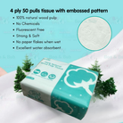 [30 Packs/ Carton] Boo&Bub Bamboo Tissue 3Ply 1 Carton Soft Facial Tissue tisu - Boo & Bub