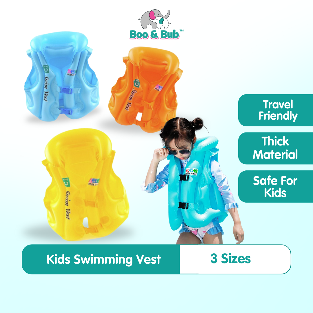 Children's Life Vest Jacket | Swimsuit Inflatable floatable Baby Pools Swimming Water Float Kids safety - Boo & Bub
