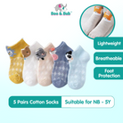 5Pairs Cute Baby Girls Socks Summer Breathable Mesh Cotton Children Socks Infant Baby Boy Toddler Socks - Boo & Bub