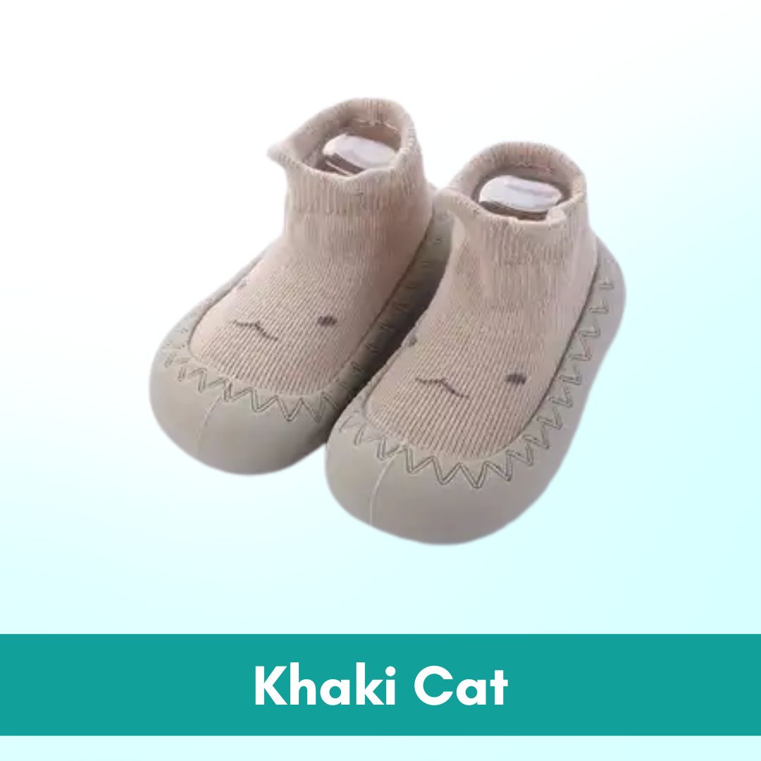 Boo&Bub Baby Shoes Toddler First Walking Shoes Non-Skid Infant Sneakers Breathable Knitted Mesh Boy & Girls Tennis Shoes - Boo & Bub