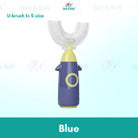 Children U-Shape Toothbrush | U shape Manual Tooth brush Kids Teeth Cleaning Tool Silicone Teeth Cleaning - Boo & Bub