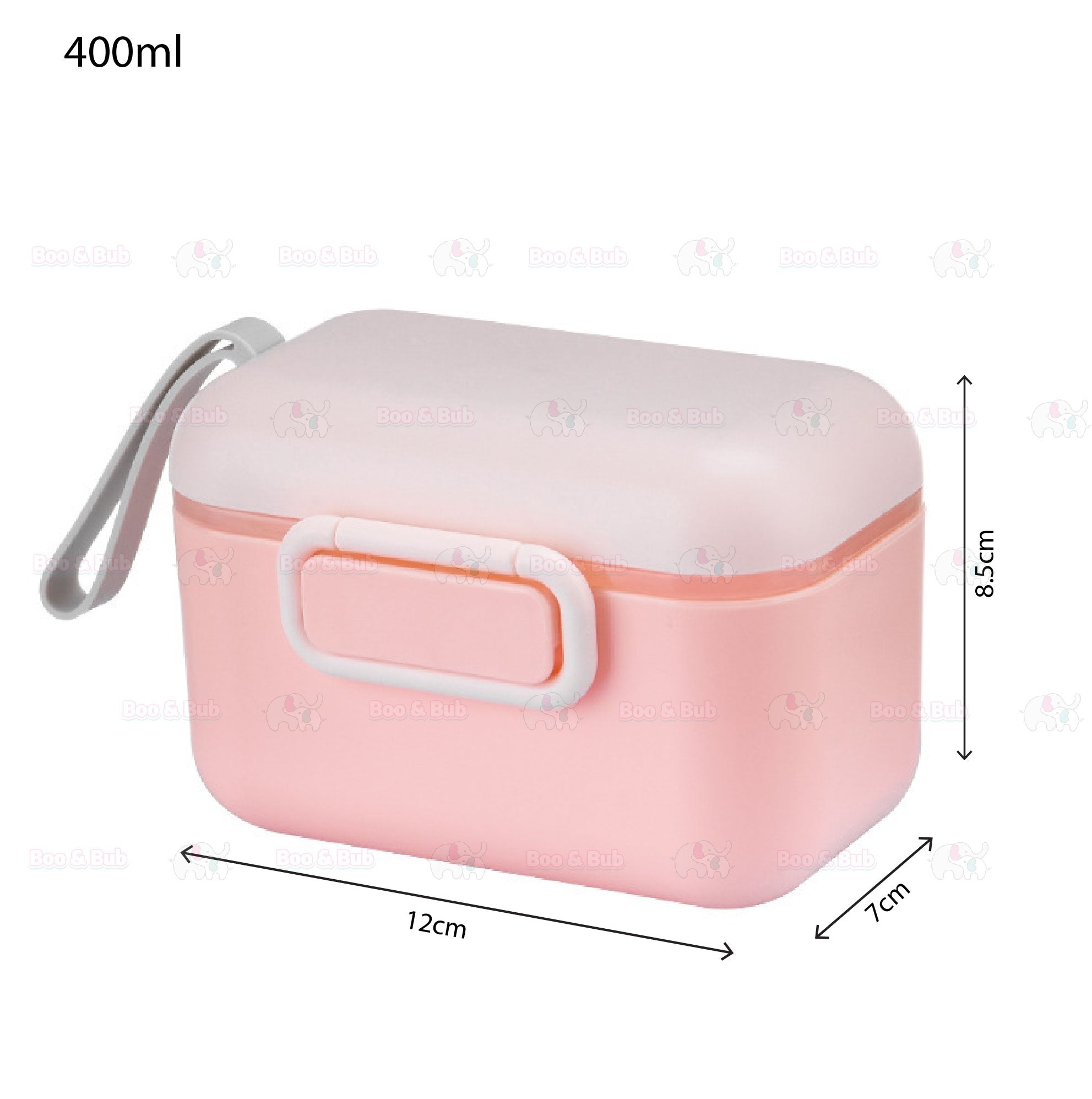 Boo&Bub Milk Powder Container | Infant Feeding Box Newborn Food Storage Box Powder Dispenser Kid Toddler Snack Portable - Boo & Bub