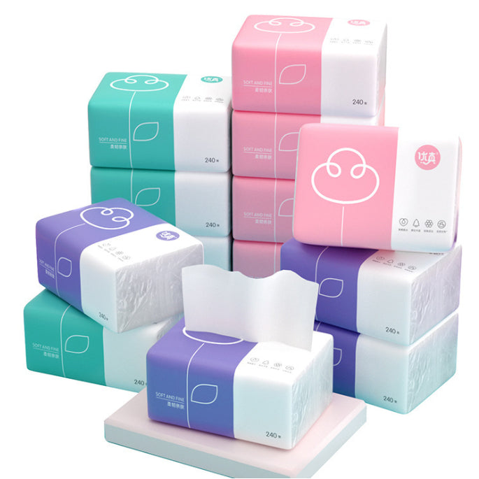 3ply 70 sheets Bamboo Tissue | Soft Facial Tissue Paper Healthy Environmental Friendly Towel 纯竹浆抽纸 - Boo & Bub