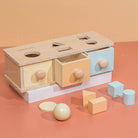 Montessori Toys Ball Box,Coin Box,Object Permanence Box Toys for Infant Toddlers 6-24 Month Baby Early Educati - Boo & Bub