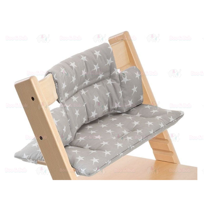 Boo&Bub Washable Waterproof Cushion seat pad Nordic Style Wooden Highchair Breathable Soft & Comfortable high chair - Boo & Bub