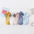 5Pairs Cute Baby Girls Socks Summer Breathable Mesh Cotton Children Socks Infant Baby Boy Toddler Socks - Boo & Bub
