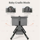 Boo&Bub Newborn Folding Baby Crib Multifunction Portable Baby Cot Adjustable portable baby Bed travel cot katil bayi - Boo & Bub