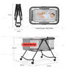 Boo&Bub Newborn Folding Baby Crib Multifunction Portable Baby Cot Adjustable portable baby Bed travel cot katil bayi - Boo & Bub