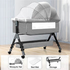 Boo&Bub Newborn Folding Baby Crib Multifunction Portable Baby Cot Adjustable portable baby Bed travel cot katil bayi - Boo & Bub