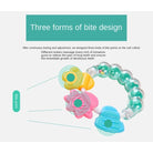 Boo&Bub Baby Teether Ring |Toddle Safe BPA Free Banana Teething Ring Silicone Chew Dental Care Toothbrush Nursing Gift - Boo & Bub