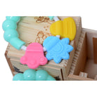 Boo&Bub Baby Teether Ring |Toddle Safe BPA Free Banana Teething Ring Silicone Chew Dental Care Toothbrush Nursing Gift - Boo & Bub