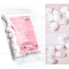 Boo&Bub 100pcs Cotton Ball High Quality 100% Pure | Kapas Bulat | Cleaning Cotton Balls | Disposable Cotton Balls - Boo & Bub