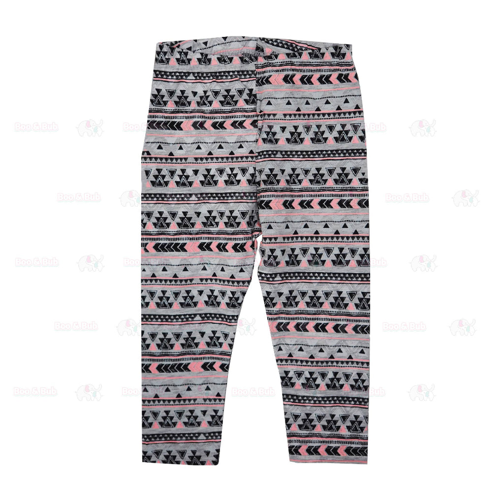 Boo&Bub Assorted Girl Cotton Spandex Legging pants (6M-10Y) | Leggings Budak perempuan | girl long pant leggings - Boo & Bub
