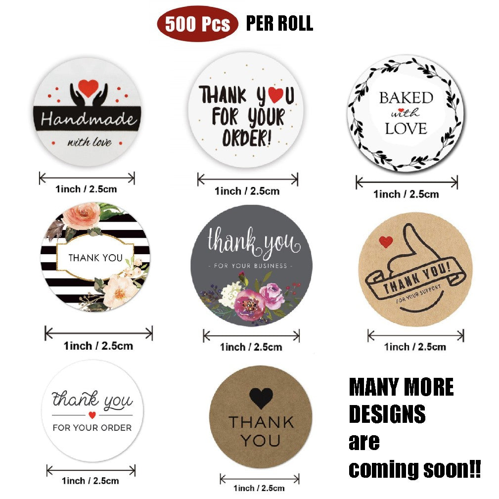 Small Thank You Sticker - Boo & Bub