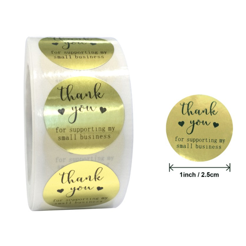 Small Thank You Sticker - Boo & Bub