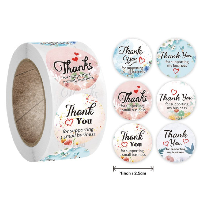 Small Thank You Sticker - Boo & Bub