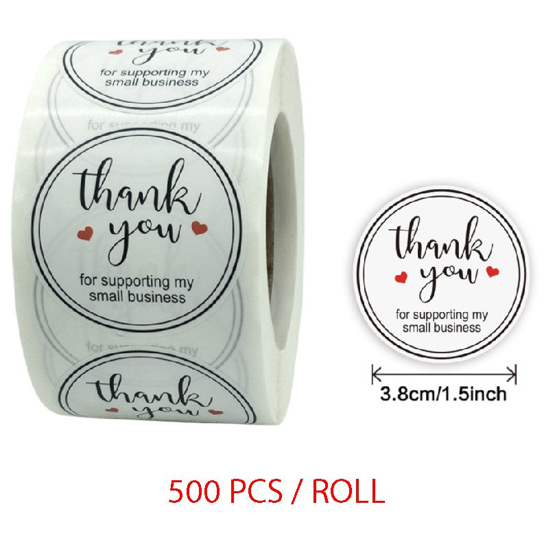 🔥5cm/3.8cm 🔥Thank You for your Order Sticker /  Seal Label / Sticker Terima Kasih / Appreciation Sticker / 謝謝 sticker - Boo & Bub