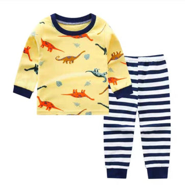🔥HOT🔥Kids Pyjamas Set | Cartoon Cute Children Sleepwear | Cotton Soft Baby Nightwear Clothes Pajamas | Baju Tidur Budak - Boo & Bub