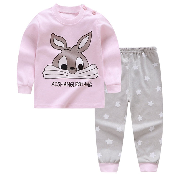 🔥HOT🔥Kids Pyjamas Set | Cartoon Cute Children Sleepwear | Cotton Soft Baby Nightwear Clothes Pajamas | Baju Tidur Budak - Boo & Bub