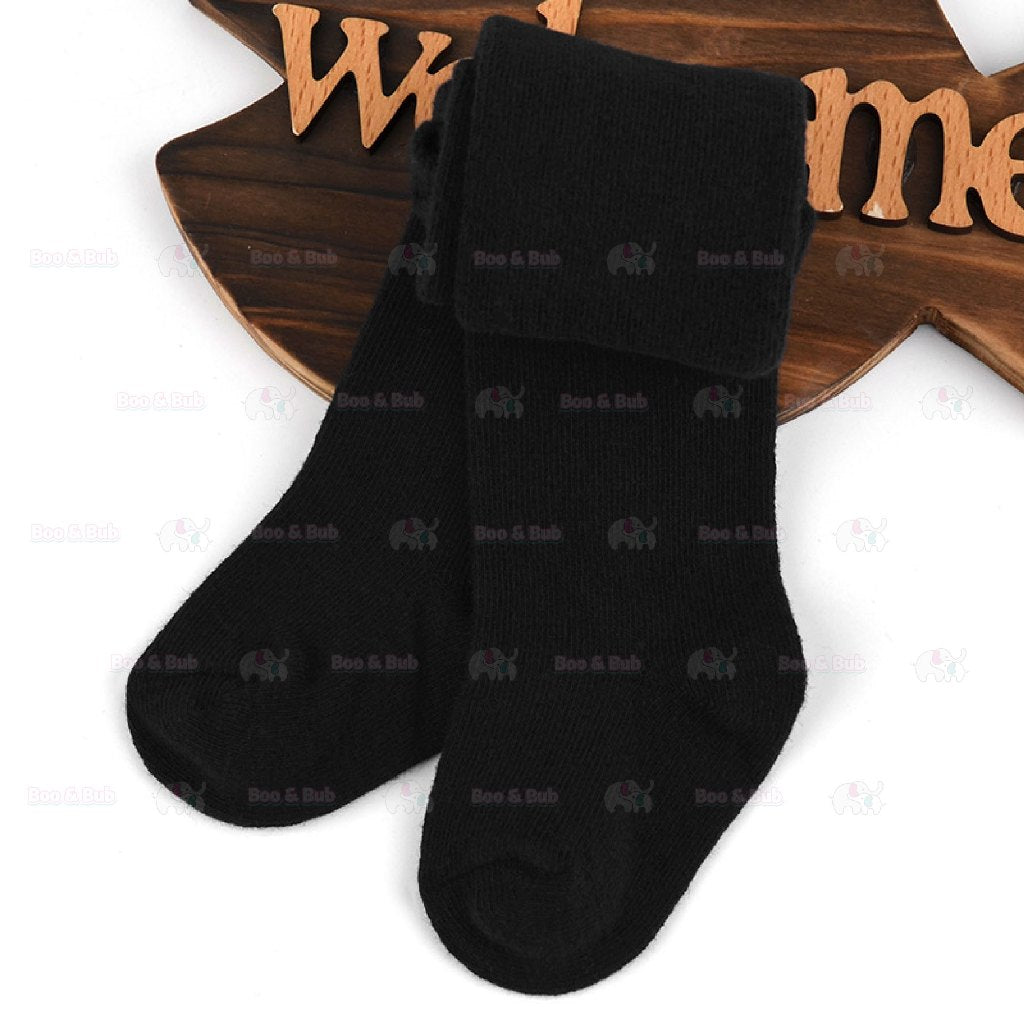 Boo & Bub Baby Legging Newborn Baby Tight pants baby Seluar Legging baby pants newborn socks baby girl legging cotton - Boo & Bub