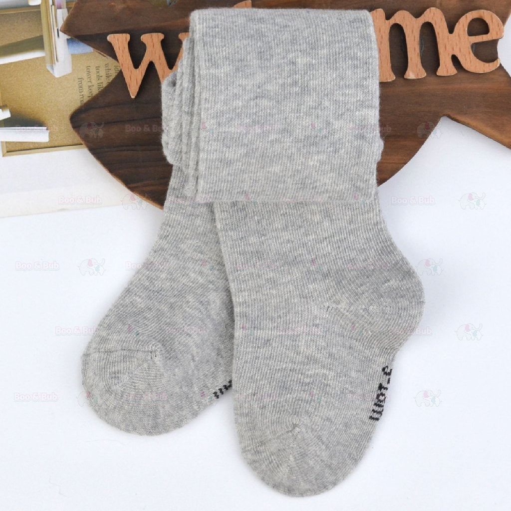 Boo & Bub Baby Legging Newborn Baby Tight pants baby Seluar Legging baby pants newborn socks baby girl legging cotton - Boo & Bub