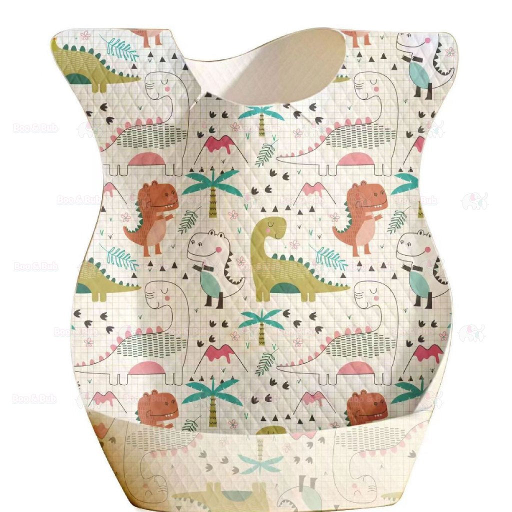 Boo&Bub Baby Disposable Bib Baby Waterproof baby bib Travel Bib disposable baby bib individual packed Lapik Makan 一次性围兜 - Boo & Bub