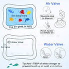 Boo&Bub Baby Water Mat Toddler Inflatable Crawling Cushion Summer Infant Water Play Mat for Children Early Education - Boo & Bub