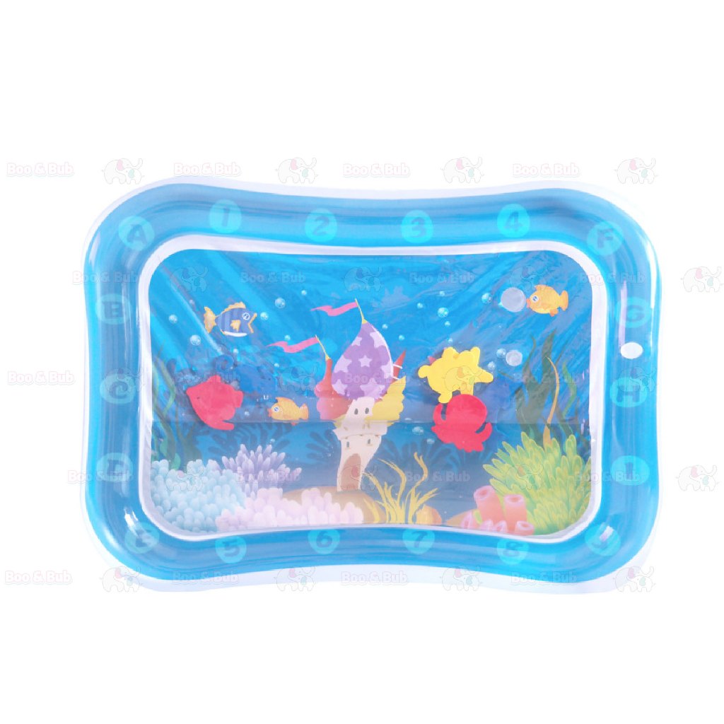 Boo&Bub Baby Water Mat Toddler Inflatable Crawling Cushion Summer Infant Water Play Mat for Children Early Education - Boo & Bub