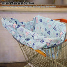 Boo&Bub High Chair Cover | Washable Shopping Cart Cover | Trolley Cover Baby HighChair - Boo & Bub