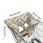 Boo&Bub High Chair Cover | Washable Shopping Cart Cover | Trolley Cover Baby HighChair - Boo & Bub