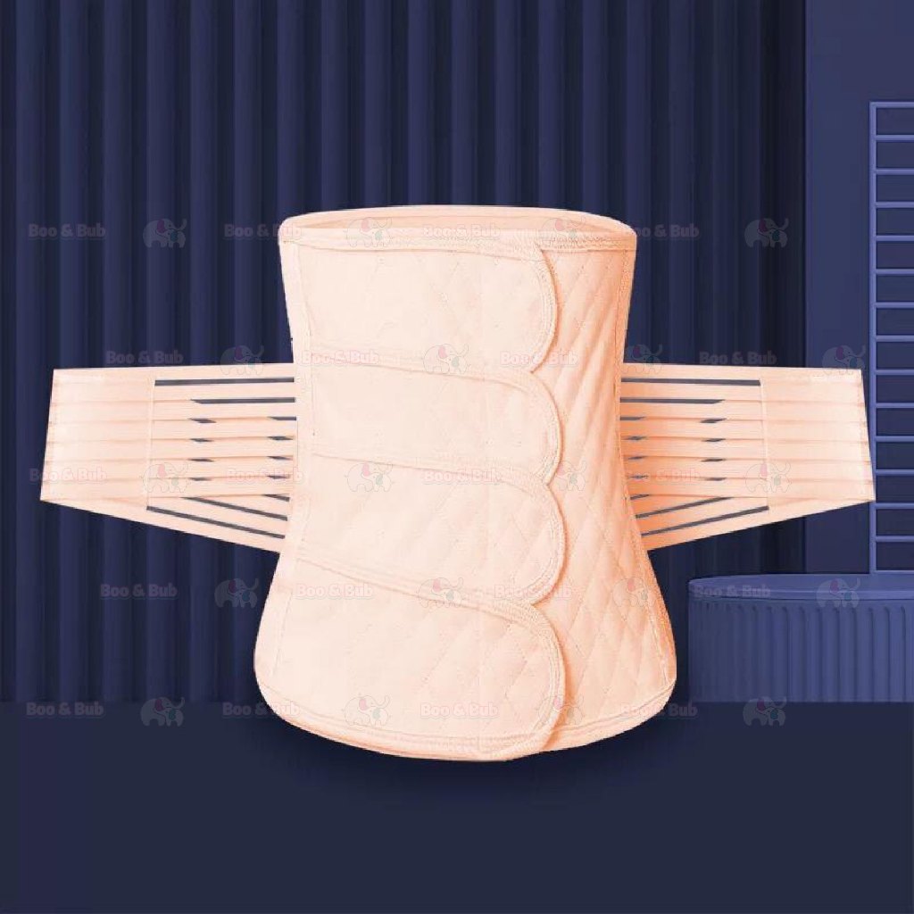 Boo&Bub Mommy Tummy Belt Abdominal Binder Postpartum Belt Bengkung Belly Binding Maternity Bersalin PostPartum Shape - Boo & Bub