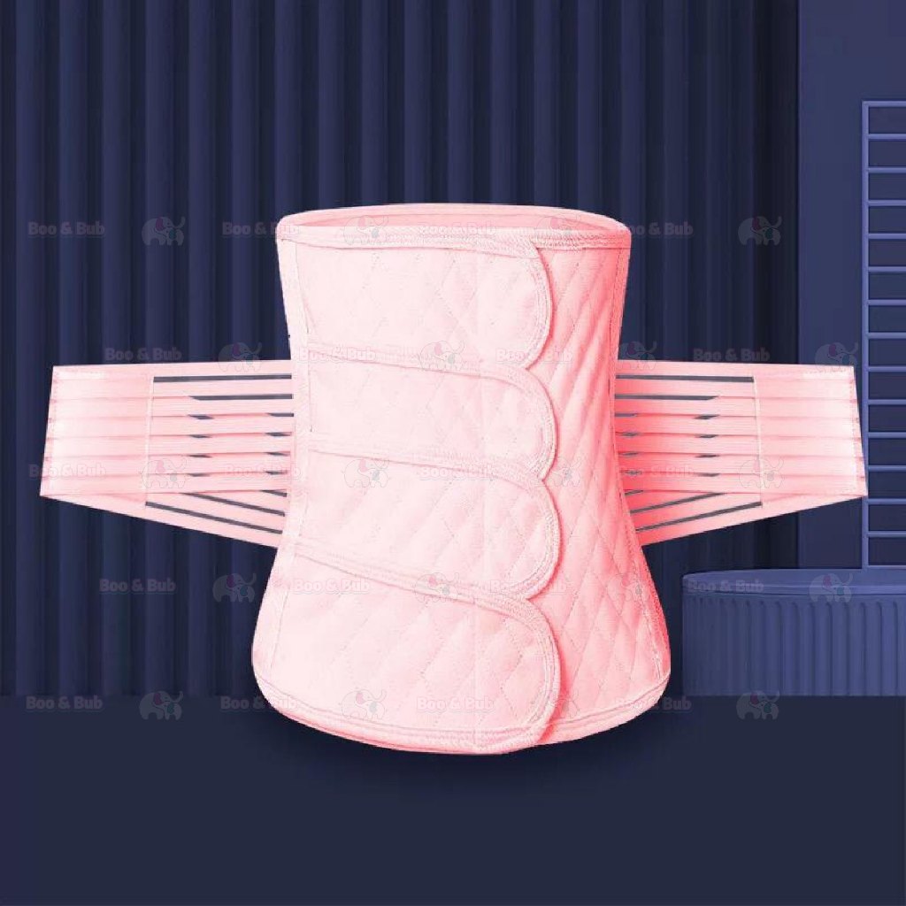 Boo&Bub Mommy Tummy Belt Abdominal Binder Postpartum Belt Bengkung Belly Binding Maternity Bersalin PostPartum Shape - Boo & Bub