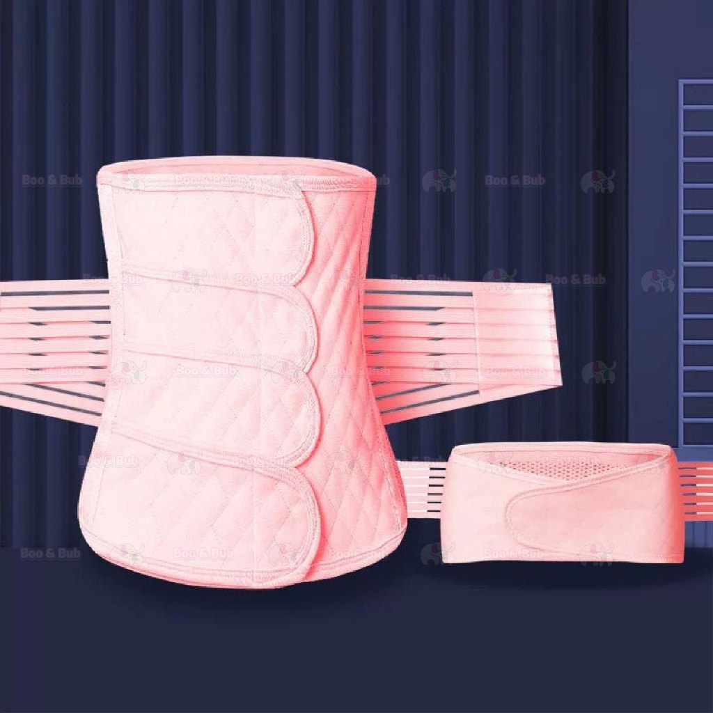 Boo&Bub Mommy Tummy Belt Abdominal Binder Postpartum Belt Bengkung Belly Binding Maternity Bersalin PostPartum Shape - Boo & Bub