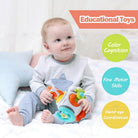Boo&Bub 6-in-1 Montessori Toys Toddler Busy Cube Early Education Sensory Toys for Babies - Boo & Bub