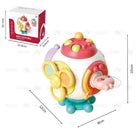 Boo&Bub 6-in-1 Montessori Toys Toddler Busy Cube Early Education Sensory Toys for Babies - Boo & Bub