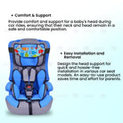 Boo&Bub Child Car Seat Safety Head Support Fixing Band Strap Belt Holder Carseat Belt - Boo & Bub