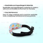 Boo&Bub Child Car Seat Safety Head Support Fixing Band Strap Belt Holder Carseat Belt - Boo & Bub