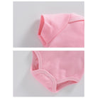 🐘Boo&Bub🐘 Baby Plain Color Rompers | Newborn Infant Boy Girl Clothing Short Sleeve romper Clothes | Baju Bayi - Boo & Bub