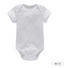 🐘Boo&Bub🐘 Baby Plain Color Rompers | Newborn Infant Boy Girl Clothing Short Sleeve romper Clothes | Baju Bayi - Boo & Bub