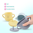 Boo&Bub Baby Silicone Cup BPA Free Microwavable Bowl Food Grade Training feeding Tableware - Boo & Bub